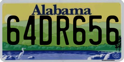 AL license plate 64DR656