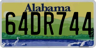 AL license plate 64DR744