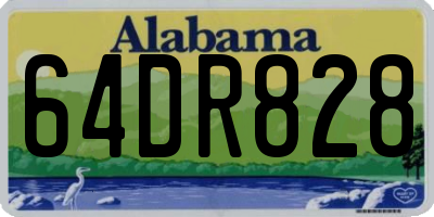 AL license plate 64DR828