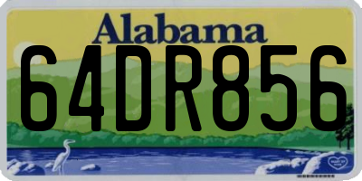 AL license plate 64DR856