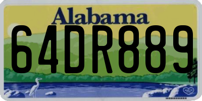 AL license plate 64DR889