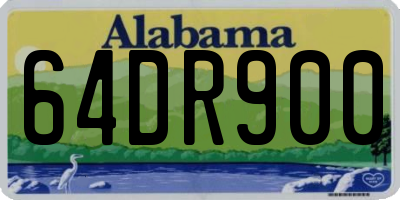 AL license plate 64DR900