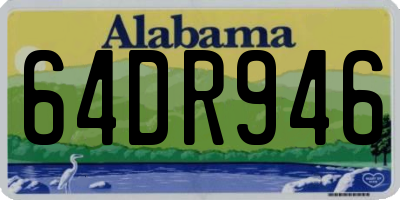 AL license plate 64DR946