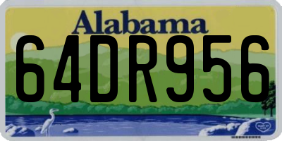 AL license plate 64DR956