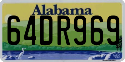 AL license plate 64DR969