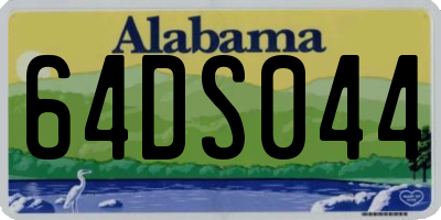 AL license plate 64DS044