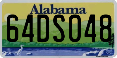 AL license plate 64DS048