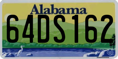 AL license plate 64DS162