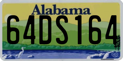 AL license plate 64DS164