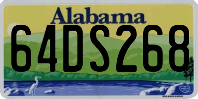 AL license plate 64DS268