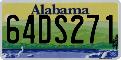 AL license plate 64DS271