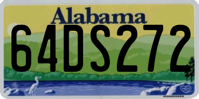 AL license plate 64DS272