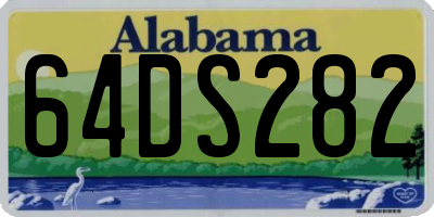 AL license plate 64DS282