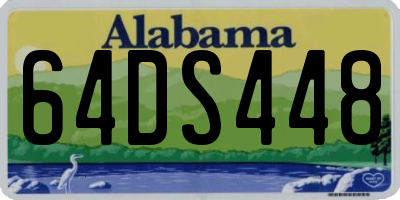 AL license plate 64DS448