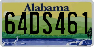 AL license plate 64DS461