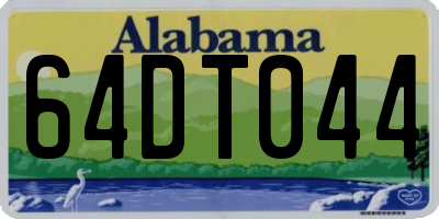 AL license plate 64DT044