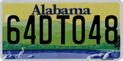 AL license plate 64DT048