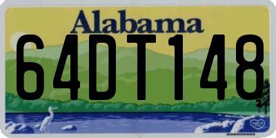 AL license plate 64DT148