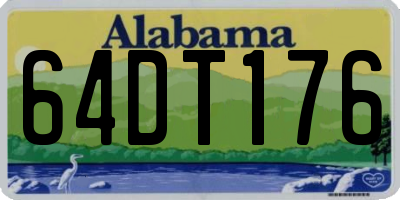 AL license plate 64DT176