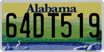 AL license plate 64DT519