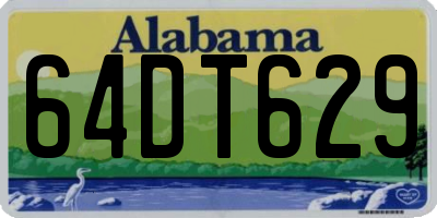 AL license plate 64DT629