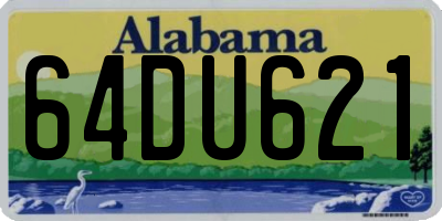 AL license plate 64DU621