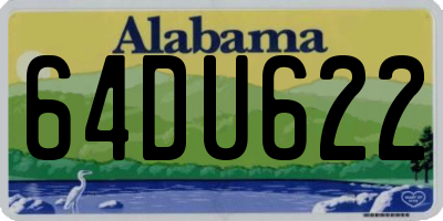 AL license plate 64DU622