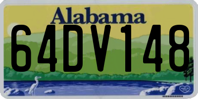 AL license plate 64DV148