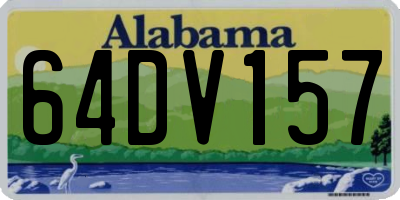 AL license plate 64DV157
