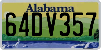 AL license plate 64DV357