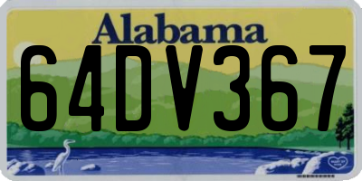 AL license plate 64DV367