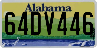AL license plate 64DV446