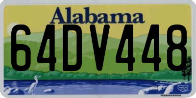 AL license plate 64DV448