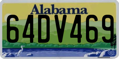 AL license plate 64DV469