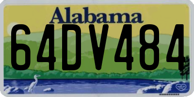AL license plate 64DV484
