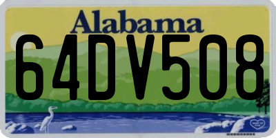 AL license plate 64DV508