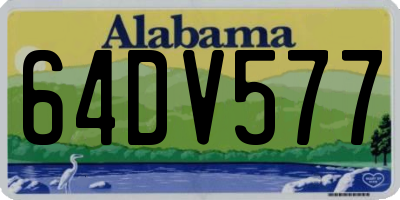 AL license plate 64DV577