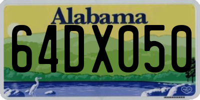 AL license plate 64DX050