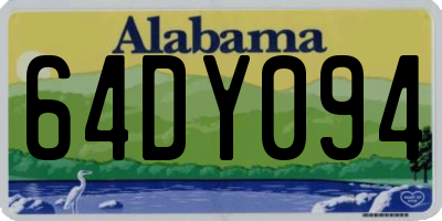 AL license plate 64DY094
