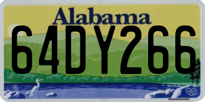 AL license plate 64DY266