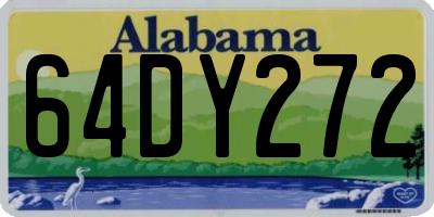 AL license plate 64DY272