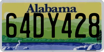 AL license plate 64DY428