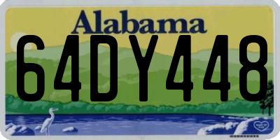 AL license plate 64DY448