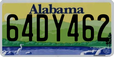 AL license plate 64DY462