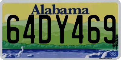 AL license plate 64DY469