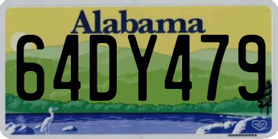 AL license plate 64DY479