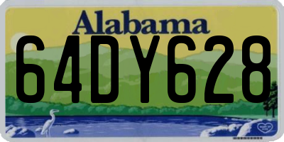 AL license plate 64DY628