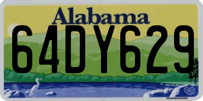 AL license plate 64DY629