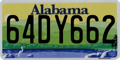 AL license plate 64DY662