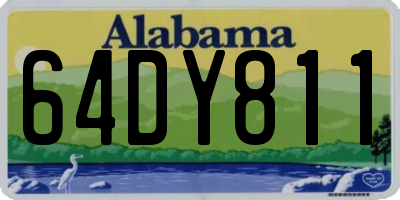 AL license plate 64DY811